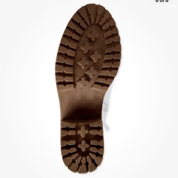 Scoop NYC Women’s Faux Shearling Lined Piper Lug Pull On White Boots Size 8 NEW - Picture 6 of 6